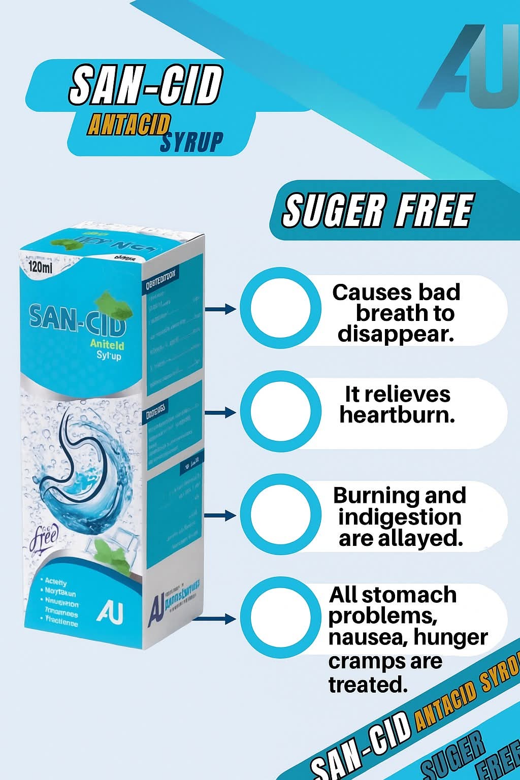 San Cid Antacid Syrup